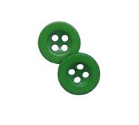 100 piezas de botones de resina de 9 a 15mm con 4 agujeros de colores brillantes para accesorios de costura de prendas de vestir