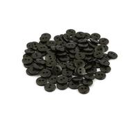 100 piezas de botones de resina redondos de colores brillantes de 10mm y 2 agujeros para álbumes de recortes, accesorios de costura de ropa