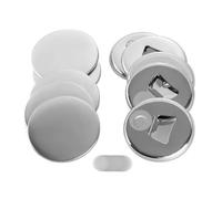 100 piezas de botones metálicos de 58 mm/75 mm, abrebotellas con imán for nevera for máquina de botones. para casillero de oficina(75mm)