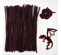 100 piezas de café cepillos para pipa, limpieza de la pipa tiras cepillo limpiador de tubos bastoncillos, cepillos pipa,para manualidades decorativas artesanía Halloween Navidad decoración