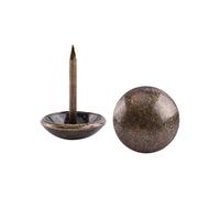 100 piezas de clavos de tapicería Vintage, etiqueta de metal de bronce, muebles, sofá, puerta de zapatos, tachuela decorativa, pasadores y tachuelas(12 * 17 mm)