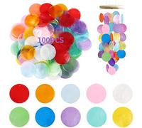 100 piezas de conchas redondas de ostra de 5 cm con dos agujeros, conchas naturales para manualidades y manualidades de campanillas de viento