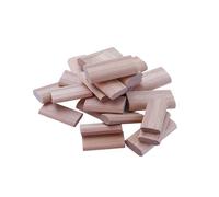 100 Piezas de Conectores de Clavija de Madera Domino de 8 Mm, Tapones de Madera de Haya, Conectores de Empalme de Muebles de CarpinteríA