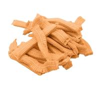 100 piezas de cubiertas for la cabeza del cabello, gorros baño red antitranspirantes for ducha y cocina Para Hogares, Hoteles(Orange)