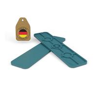 100 Piezas de cuñas plastico para acristalamiento, 100mm x 24mm x 1mm-6mm, organizador cuna, kit montaje bloques de vidrio, cuñas de nivelacion, polipropileno placas (Grosor: 2mm)