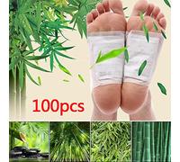 100 piezas de Detox Bamboo Patches * Vitalpads Vital Bamboo Patches Wellness * - Tratamiento de 50 días - Eliminación de toxinas Black Forest Spa®