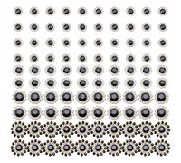 100 piezas de diamantes de imitación decorativos en forma de flor para coser ropa ropa zapatos bolsa sombrero y proyecto de costura Hirata