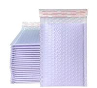 100 piezas de embalaje negro sobres de correo sobres de correo verde para envío bolsa autosellada acolchado-púrpura-13 * 15cm