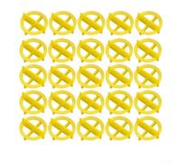 100 piezas de espaciadores de sistema de nivelación de azulejos y cuñas para una instalación precisa de azulejos de suelo y pared, plástico PP reutilizable con múltiples tamaños de 1 mm a 3 mm para