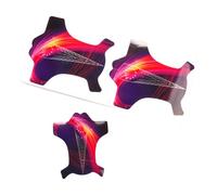 100 piezas de formas de arte de uñas, prácticas y amigables, suministros de arte para uñas, soporte de papel flexible para entrenamiento y salón de belleza