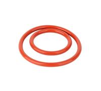 100 piezas de juntas tóricas de silicona roja resistente a altas temperaturas, diámetro exterior 20 mm, diámetro interior 16 mm, diámetro de sección transversale 2 mm, 20x16x2mm(100 piezas)