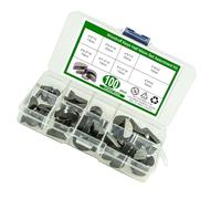 100 piezas de madera industrial para montaje de equipos, accesorios de cierre de accionamiento de medio eje, acero al carbono, Woodruff