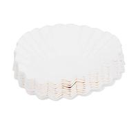 100 piezas de papel de filtro de café para verter vasos de papel de filtro, pasta de madera cruda premium, grueso, sin lejía, apto para KDUO ESSENTIALS KDUO Brewers, 16,5 cm, 6,5