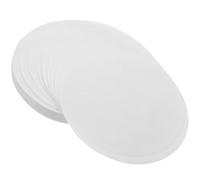 100 piezas de papel de filtro de laboratorio redondo, 12,5 cm/18 cm, para experimentos científicos, enseñanza de química, filtración efectiva, hecho de pulpa de papel de alta calidad, color blanco