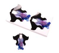 100 piezas de papel de forma de uñas, prácticos adhesivos para manicura, suministros de entrenamiento de uñas elegantes, creación de arte en cualquier ocasión