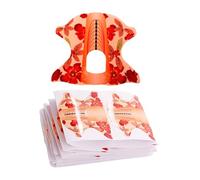 100 piezas de papel de forma de uñas, prácticos adhesivos para manicura, suministros de entrenamiento de uñas elegantes, creación de arte en cualquier ocasión