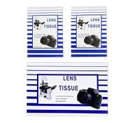 100 piezas de papel de limpieza antiarañazos para lentes de cámara, 50 pequeños + 50 grandes, para mantenimiento de dispositivos digitales, kit de herramientas de limpieza profesional de lentes