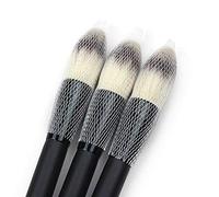 100 piezas de pinceles de maquillaje, juego de protectores de protección para bolígrafos, cubierta de malla extensible reutilizable, pincel de maquillaje, pincel cosmético protector