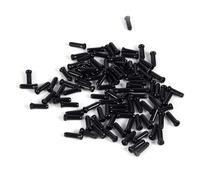 100 piezas de puntas de cable de freno de bicicleta de monta a de aleaci n de aluminio, casquillos de cable interior para desviador de cambios (n