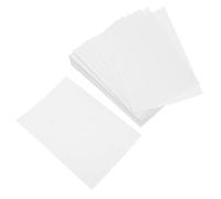 100 Piezas de PVC Autoadhesiva Lámina Laminada | Acabado Mate sin Reflejos, Uso en Oficina y Bricolaje, Color Blanco, Protección Versátil