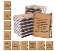 100 piezas de regalos de agradecimiento a los empleados a granel -50 juegos de cuadernos inspiradores con bolνgrafos motivacionales, pequeρos blo