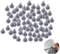 100 piezas de repuesto para cabezal de ducha, boquillas de repuesto para cabezal de ducha, boquilla de silicona, kit de piezas de reparación de gránulos de salida de agua de lavado