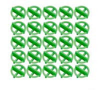 100 piezas de sistema de nivelación de azulejos espaciadores clips y cuñas diseñados para una gestión fiable de huecos de azulejos en aplicaciones de suelo y pared (verde 2,5 mm)