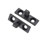 100 piezas de soporte negro PR-001, cerradura de interruptor de puerta pequeña for decodificador de aire acondicionado MS, cubierta de puerta Controls Switches