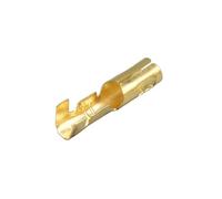 100 piezas de terminales automotrices y motocicleta con conector engarce elástico sub barra colectora macho 3,5 mm funda aislamiento(Female Brass,200Pcs)