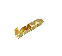 100 piezas de terminales automotrices y motocicleta con conector engarce elástico sub barra colectora macho 3,5 mm funda aislamiento(Male Brass,200Pcs)