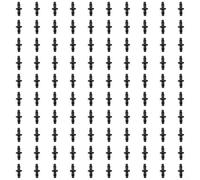 100 piezas de tubo capilar de doble púa recta a través de la boquilla diseñada para cabezal de pulverización invertido en riego por goteo