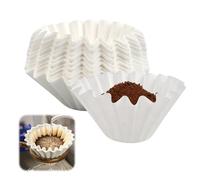 100 Piezas Desechable Papel de Filtro de Café 45/155mm Filtros Cafetera Goteo, Coffee Filter Paper para Hogar, Oficina, Cafetería, Restaurante