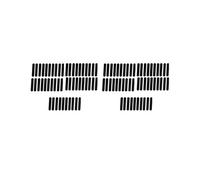 100 Piezas Desechables Cap Liner Absorbe la Humedad Banda para el Sudor Visera Sombrero Adhesivo Absorbe el Sudor Tiras Parche Cinta, Negro