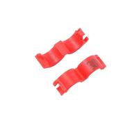 100 piezas diámetro interior 2,7-5 mm, anillos de clip para canarios, palomas, loros pequeños, anillos de pie para pájaros.,Rojo,3 mm (Nº 001-100)