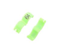 100 piezas diámetro interior 2,7-5 mm, anillos de clip para canarios, palomas, loros pequeños, anillos de pie para pájaros.,Verde,3 mm (Nº 001-100)