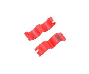 100 piezas diámetro interior 2,7-5 mm, anillos de clip para canarios, palomas, loros pequeños, anillos de pie para pájaros.,Rojo,3 mm (Nº 001-100)