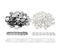 100 piezas en blanco for fabricar botones e insignias, materiales for piezas de 25/32/37/44/58/75 mm, suministros for máquinas de fabricación de botones. para casillero de oficina(32mm)