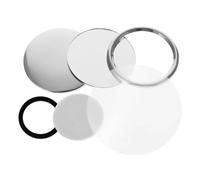 100 piezas for máquina de hacer botones con insignias de espejo, suministros for prensa de insignias de espejo de bolsillo en blanco de 58 mm(Plastic Base)