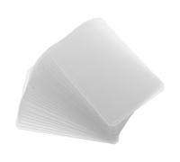 100 piezas Funda Organizadora de Tarjetas de Doble Cara PVC 10,4x7,1x0,1cm | Protector de Almacenamiento para Fichas Deportivas, Borde Liso, Apilado en Capas, Adultos