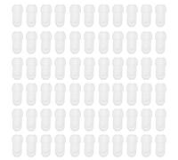 100 Piezas Funda para Pendientes y Nariz, Resina Transparente | Protección para Perforador y Agujereador de Orejas, Compacto para Casa y Viaje, Manguito Suave