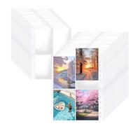 100 Piezas Fundas Fotos A4, Fundas Transparentes 8 Compartimentos, Fotoalbum Fotos Fundas, Fundas Fotos A4 de 800 Bolsillos Transparentes, Fundas Transparentes para documentos, Fundas Fotos Archivador