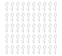 100 Piezas Fundas para Asiento de Coche Ganchos de Fijación, 28 mm S Ganchos Anillos, Ganchos para Reposacabezas de Asiento de Coche