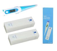 100 Piezas Fundas Termómetro Digital Desechables Funda Termómetro Digital Higiénicas Universales Ideal para Hospital Hogar Clínicas Veterinarias, Protección Contra Contaminación Cruzada