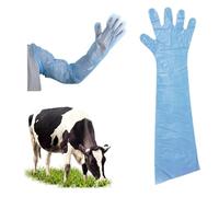 100 piezas Guantesveterinarios larga, GuanteVeterinario, Guanteselásticos para inseminación de ganado, Guantesveterinarios extra largos, 90 cm, para inseminación artificial, examen veterinario