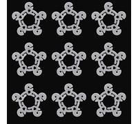 100 Piezas Hebilla Porta Globos Clips de Globo con Forma de Flor Clips para Globos en Forma de Ciruela Conectores de Globos para Arcos de Globos Decorativos para Decoraciones de Eventos de Bodas