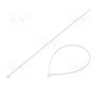 100 piezas HELLERMANNTYTON 111-02519 Brida