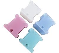 100 Piezas Herramientas De Punto De Cruz Bordado De Mesa Envoltura De Alambre De Bobinas De Hilo Plástico