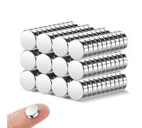 100 Piezas Imanes Neodimio 6x3mm,Imanes de Neodimio Raro Tierra Pequeños Redondo para DIY, Oficina Refrigerador