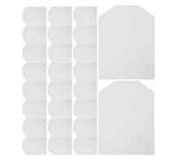 100 Piezas Inserto de Cartón para Camisetas, Papel Blanco 22x30 | Evita Marcas de Pliegue Duro, Mantiene la Pieza Plana, Uso para Embalaje y Exhibición, Color Blanco