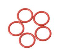 100 piezas Junta tórica de silicona roja, ID 11.2mm, OD 16mm, diámetro del cable 2.4mm, adecuada para tuberías, válvulas, bombas, equipos electrónicos, 11.2x16x2.4mm(100pcs)